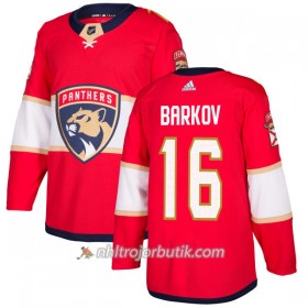Män Ishockey Florida Panthers Tröja Aleksander Barkov 16 Adidas 2017-2018 Röd Authentic